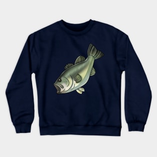 Large Mouth Bass Crewneck Sweatshirt